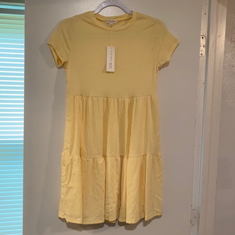 Yellow See You Monday Dress